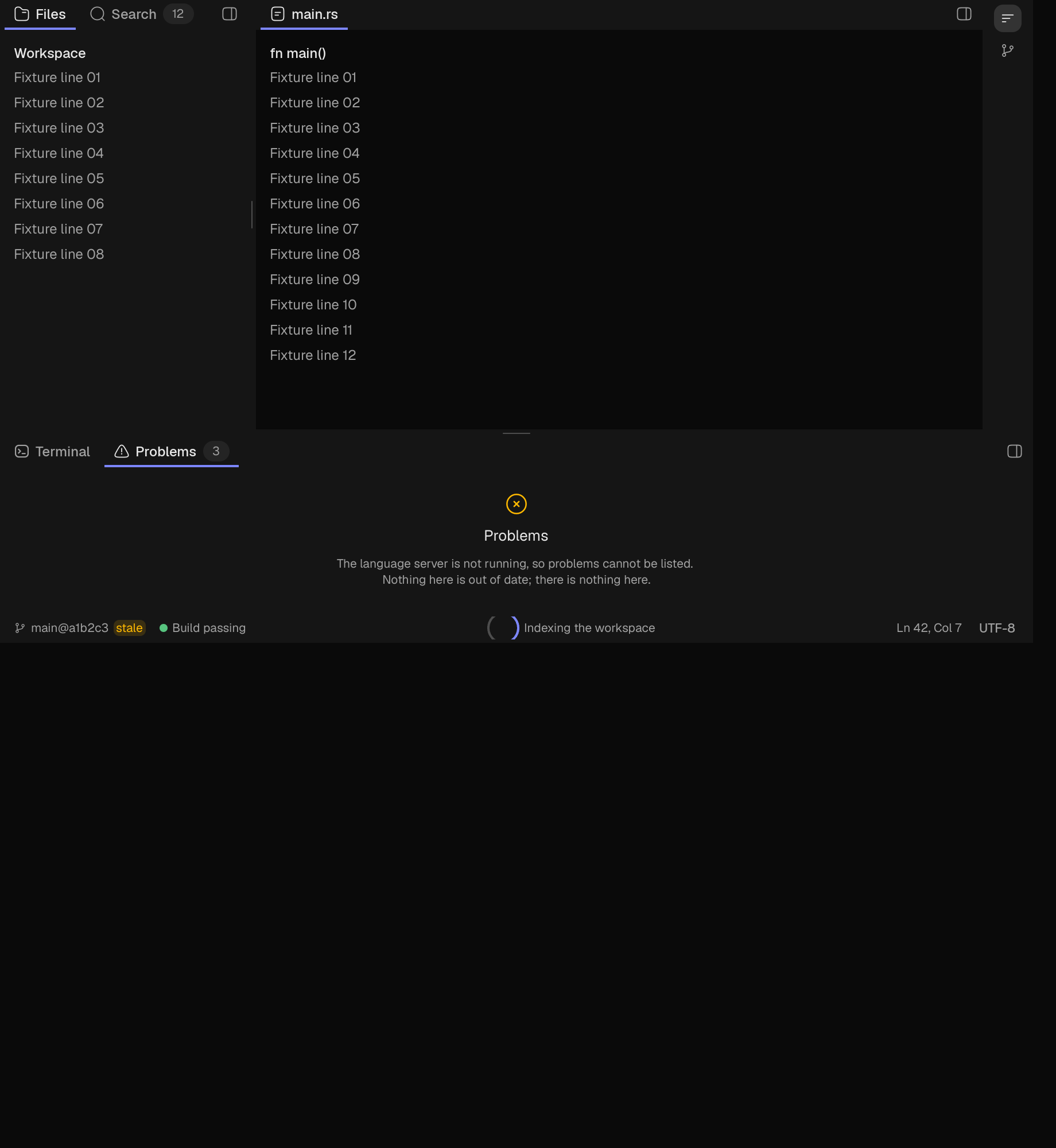 The ide-shell scene