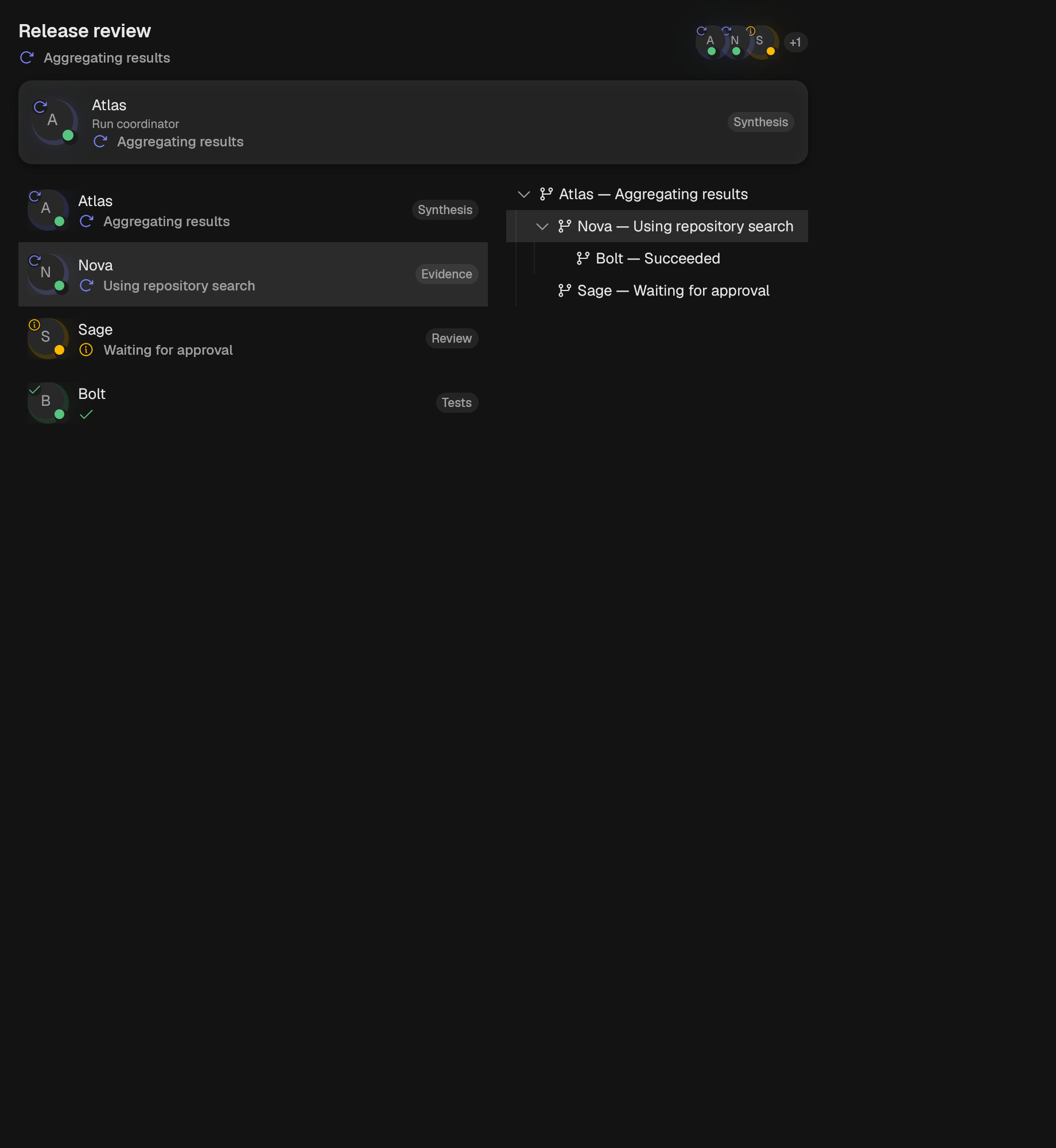 The AgentCard component in agent-roster