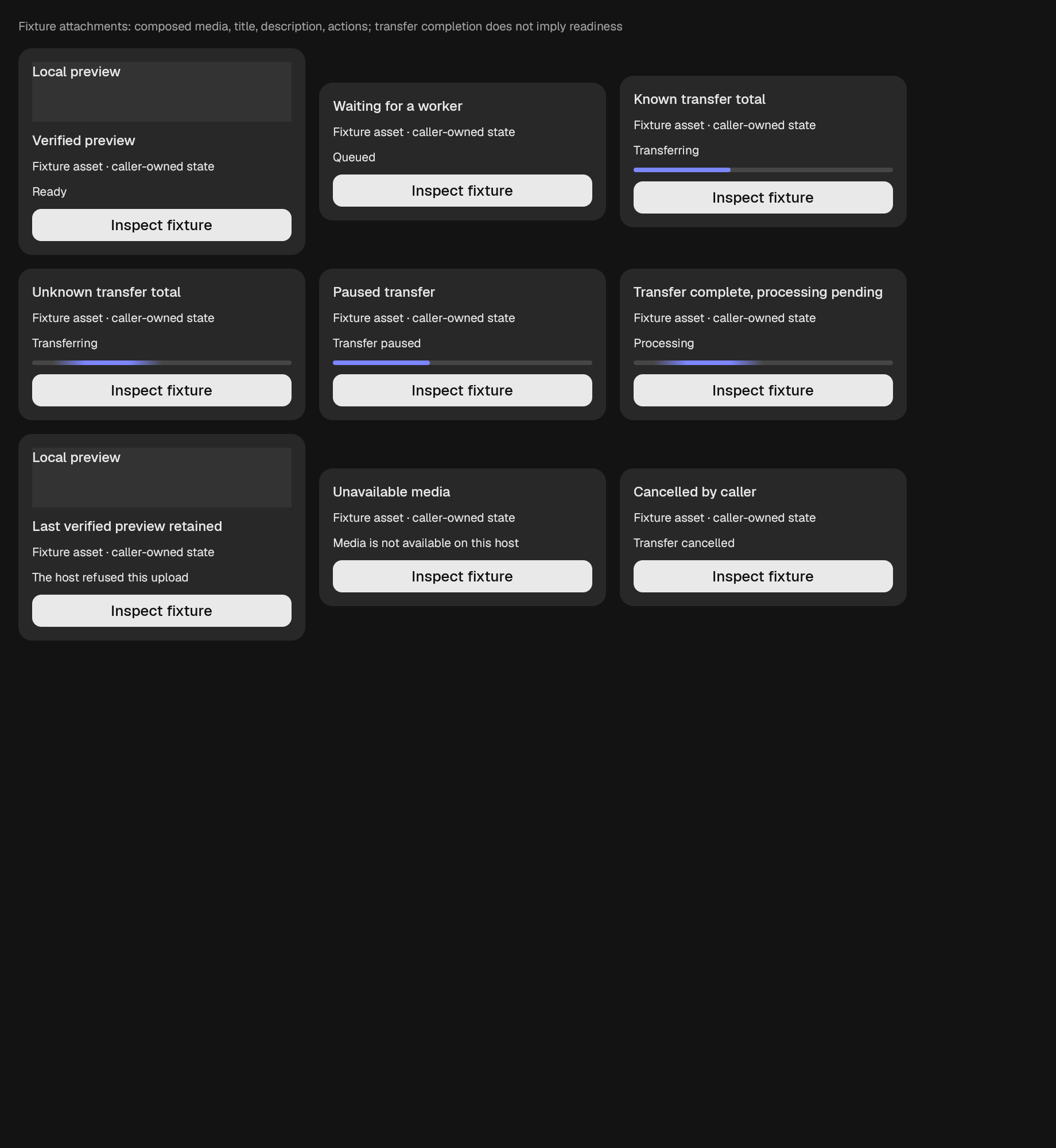 The AttachmentTile component in attachment