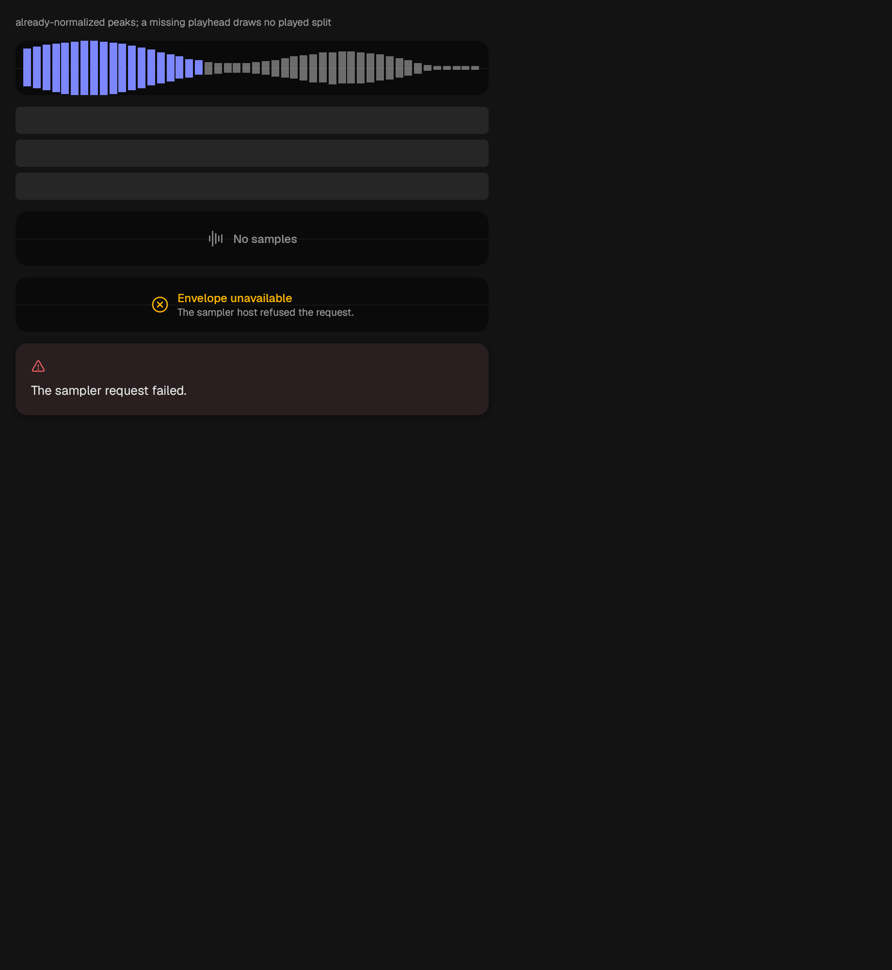 The AudioWaveform component in audio-waveform