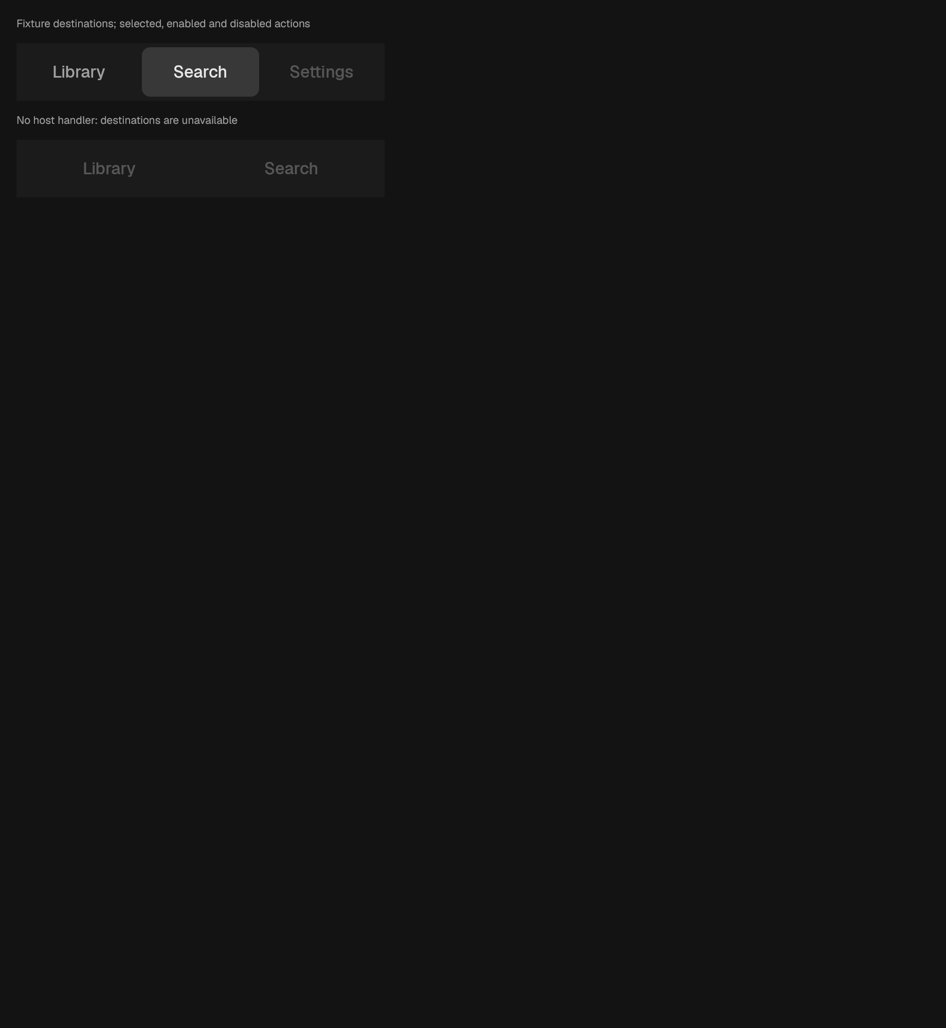 The BottomNavigation component in bottom-navigation