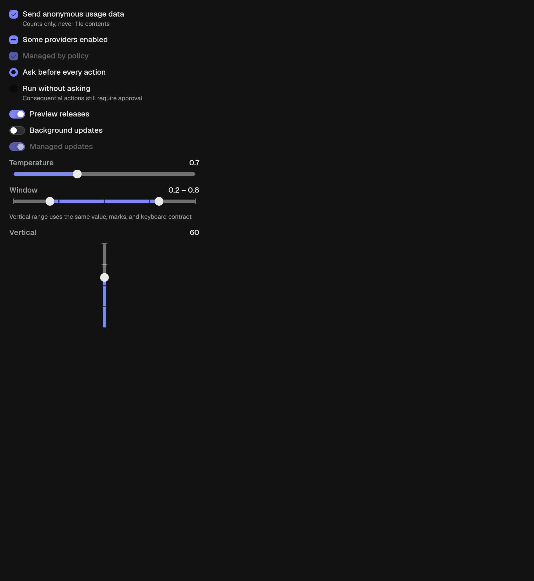 The Checkbox component in choice
