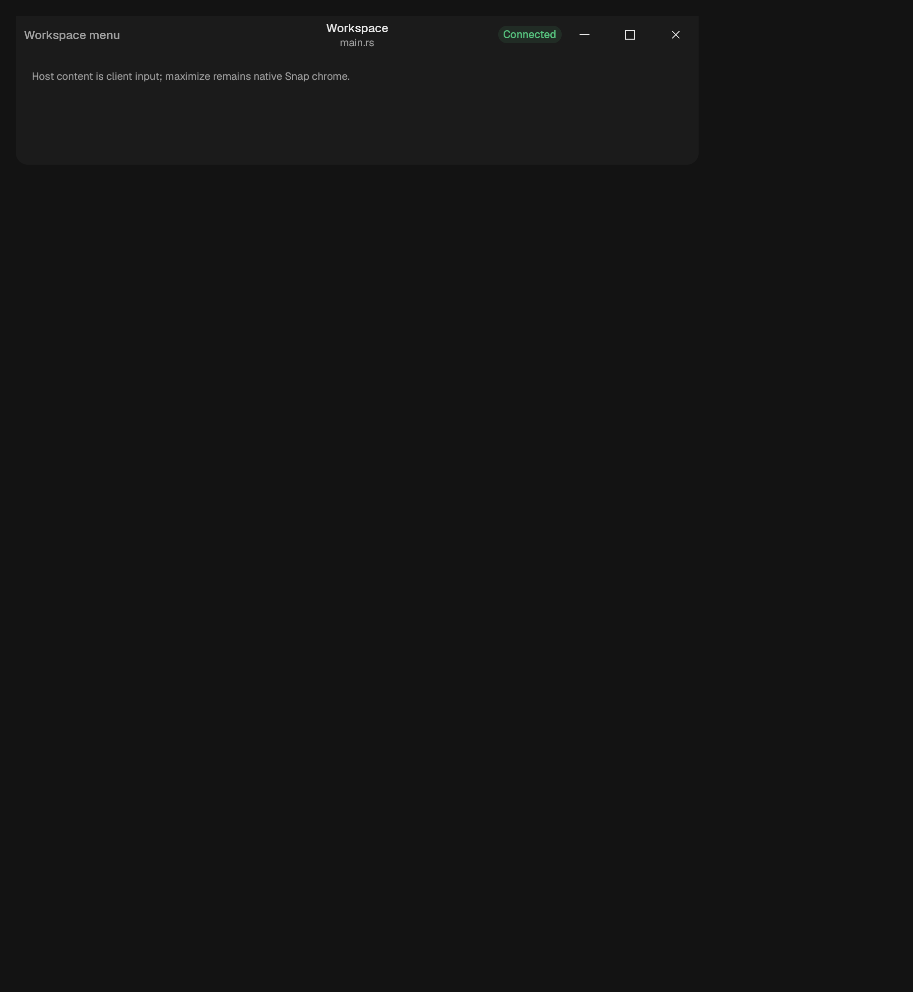 The DesktopTitlebar component in desktop-titlebar