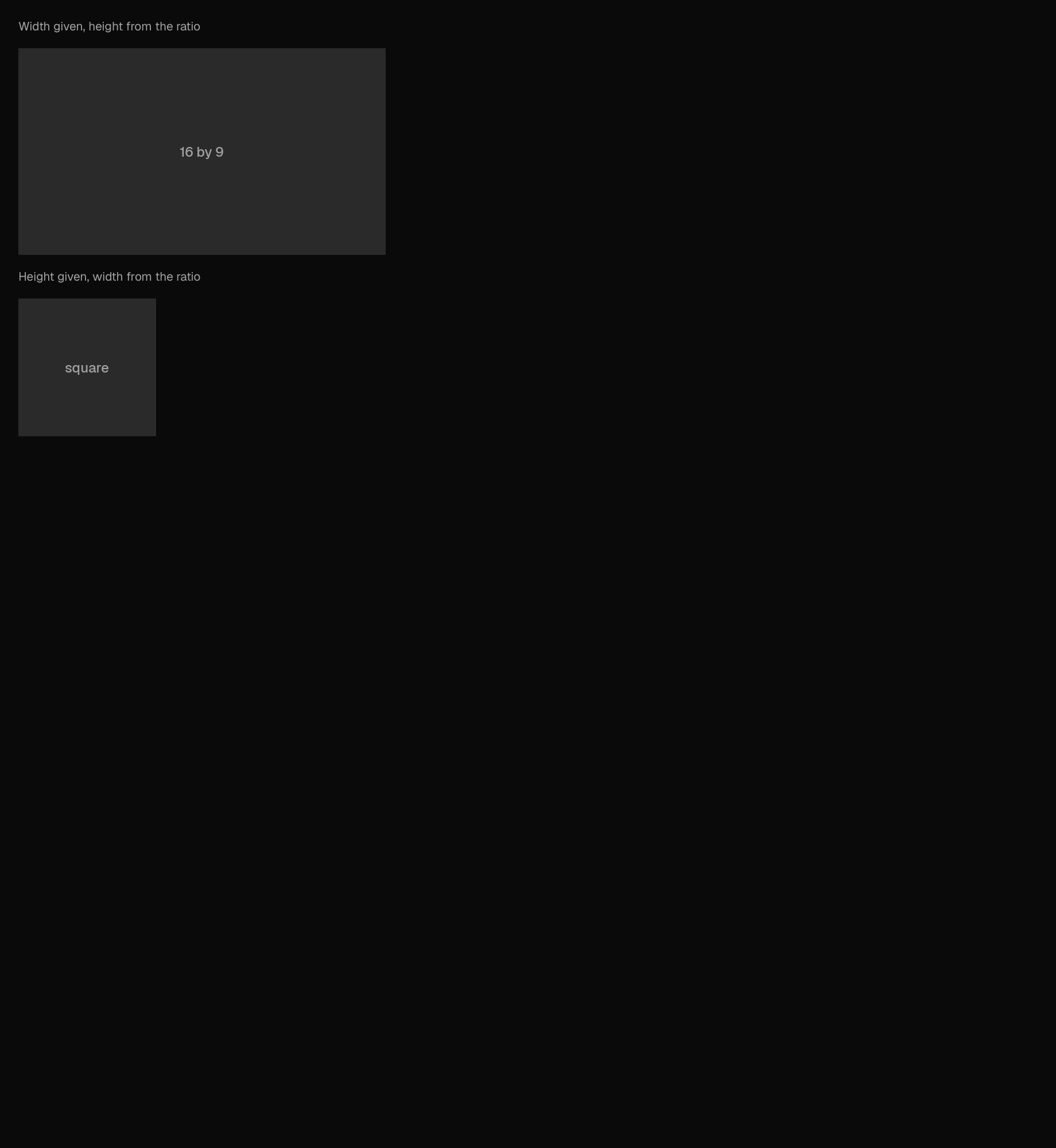 The aspect-ratio scene