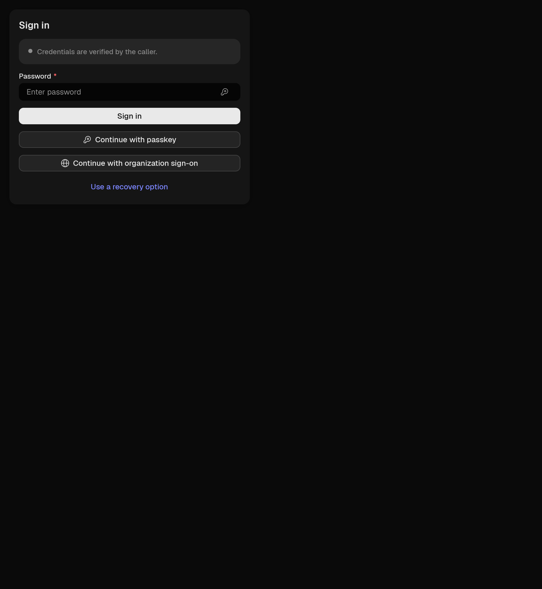 The auth-sign-in scene