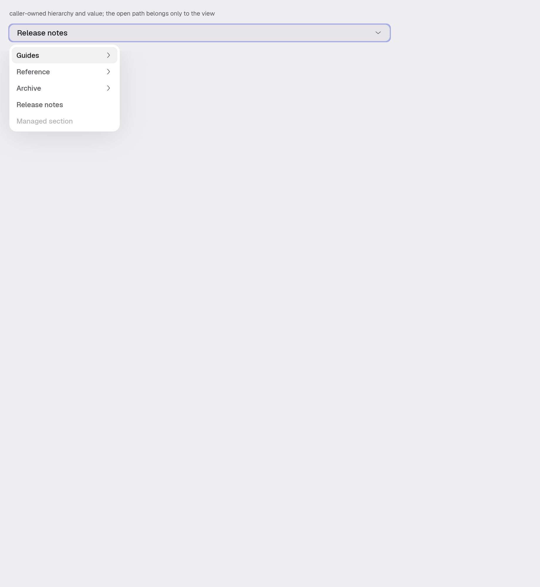 cascader in the light theme