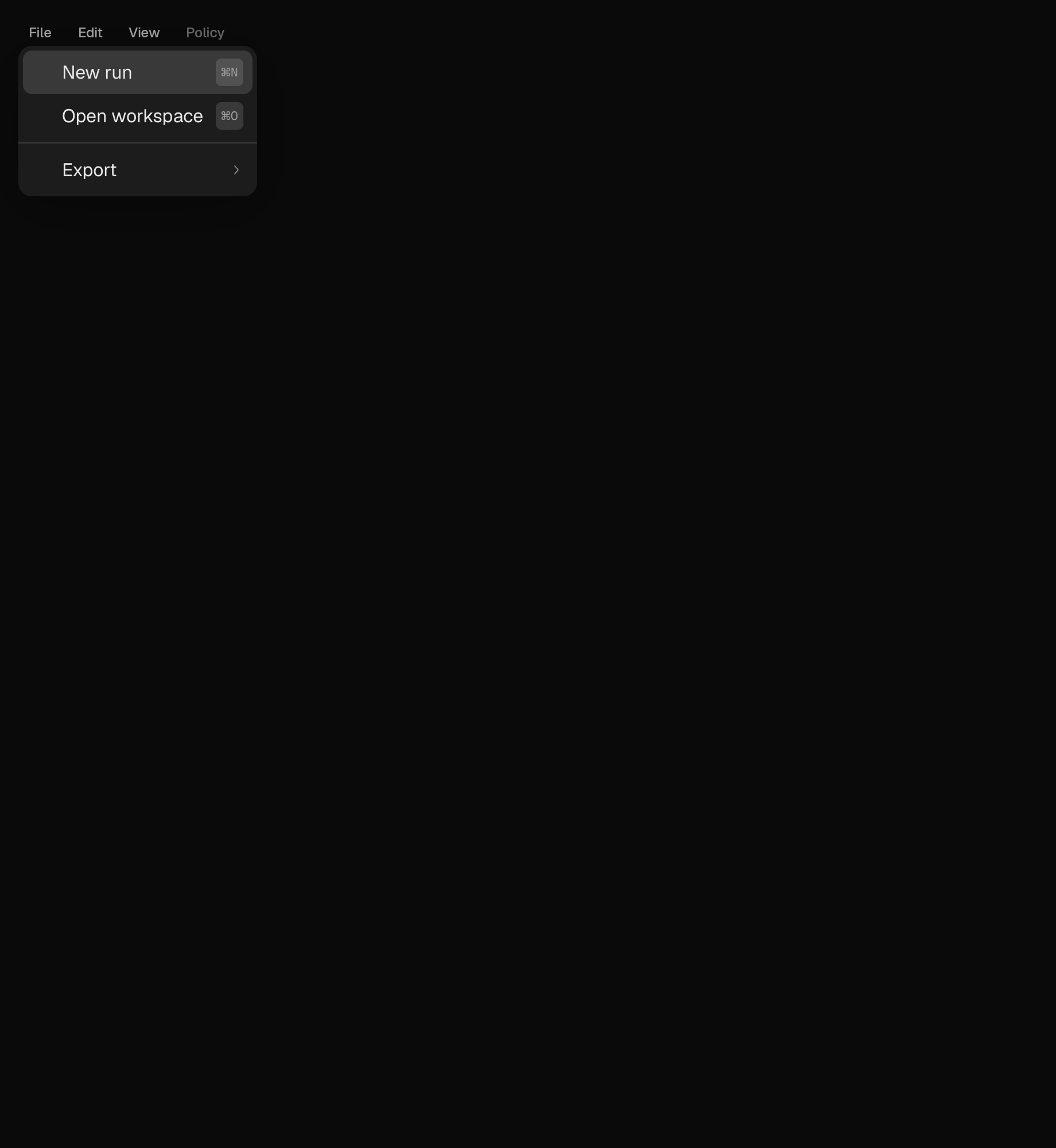 The menubar scene
