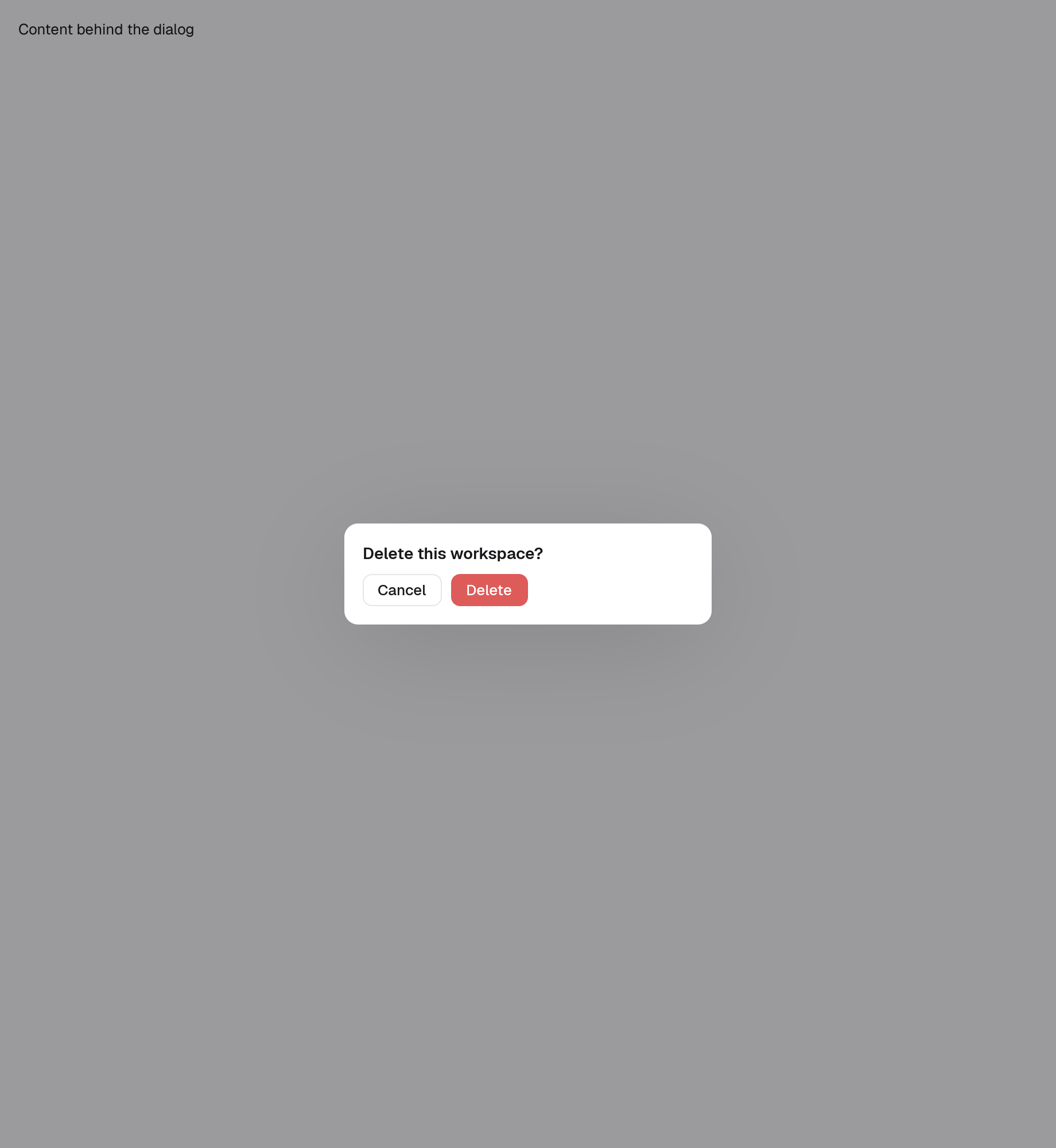 overlay in the light theme
