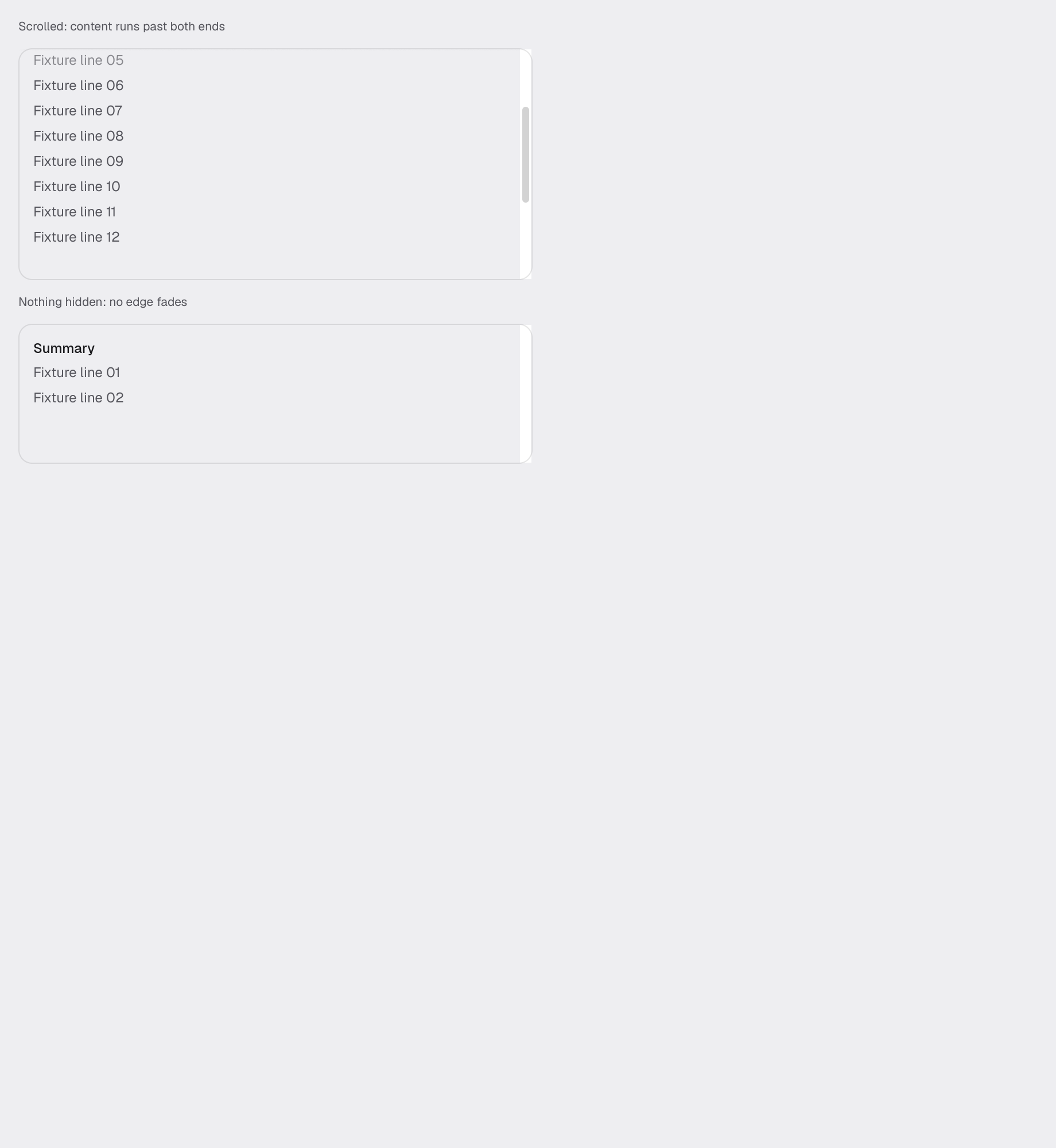 scroll-fade in the light theme