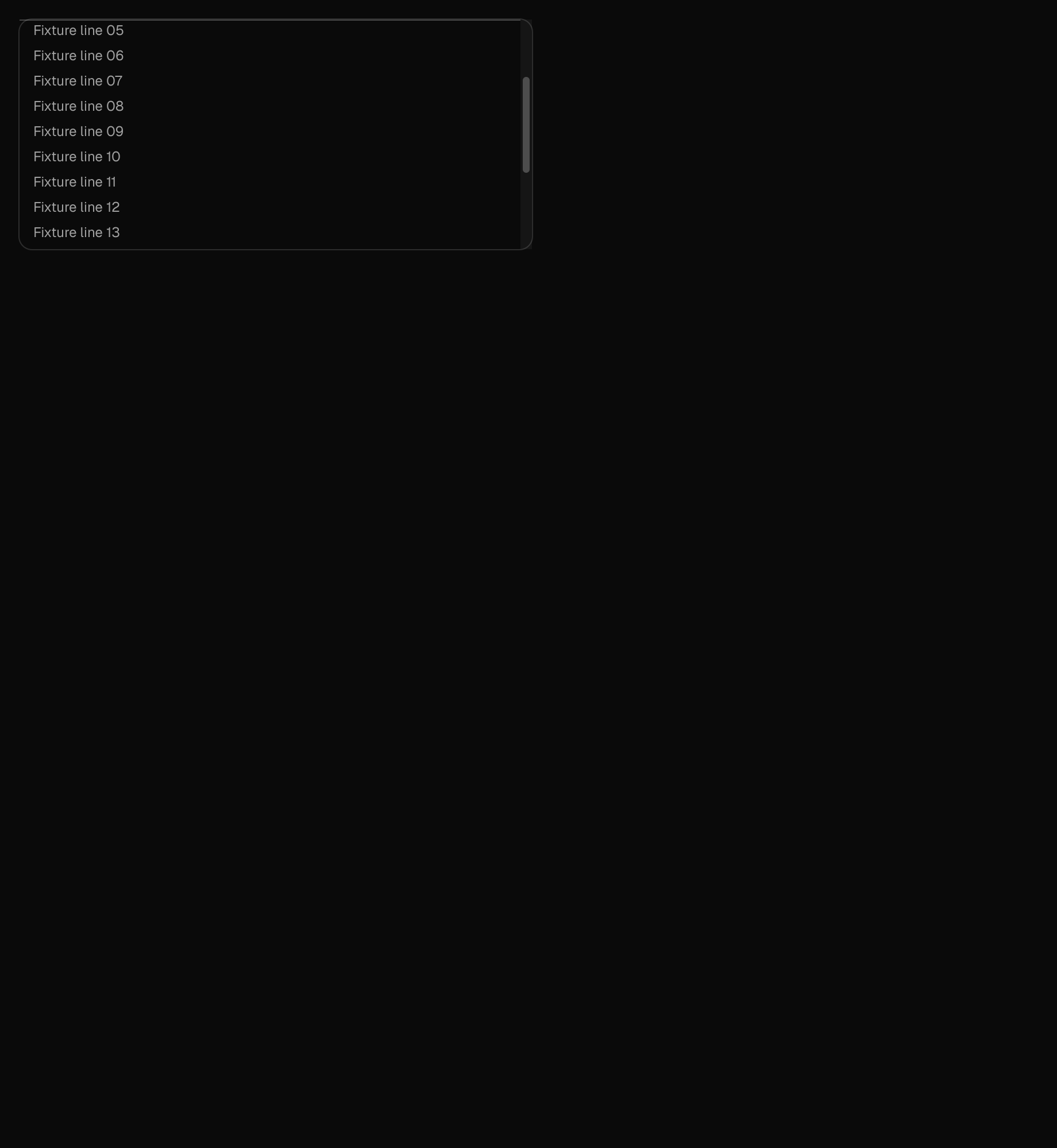 scroll-shadow in the dark theme