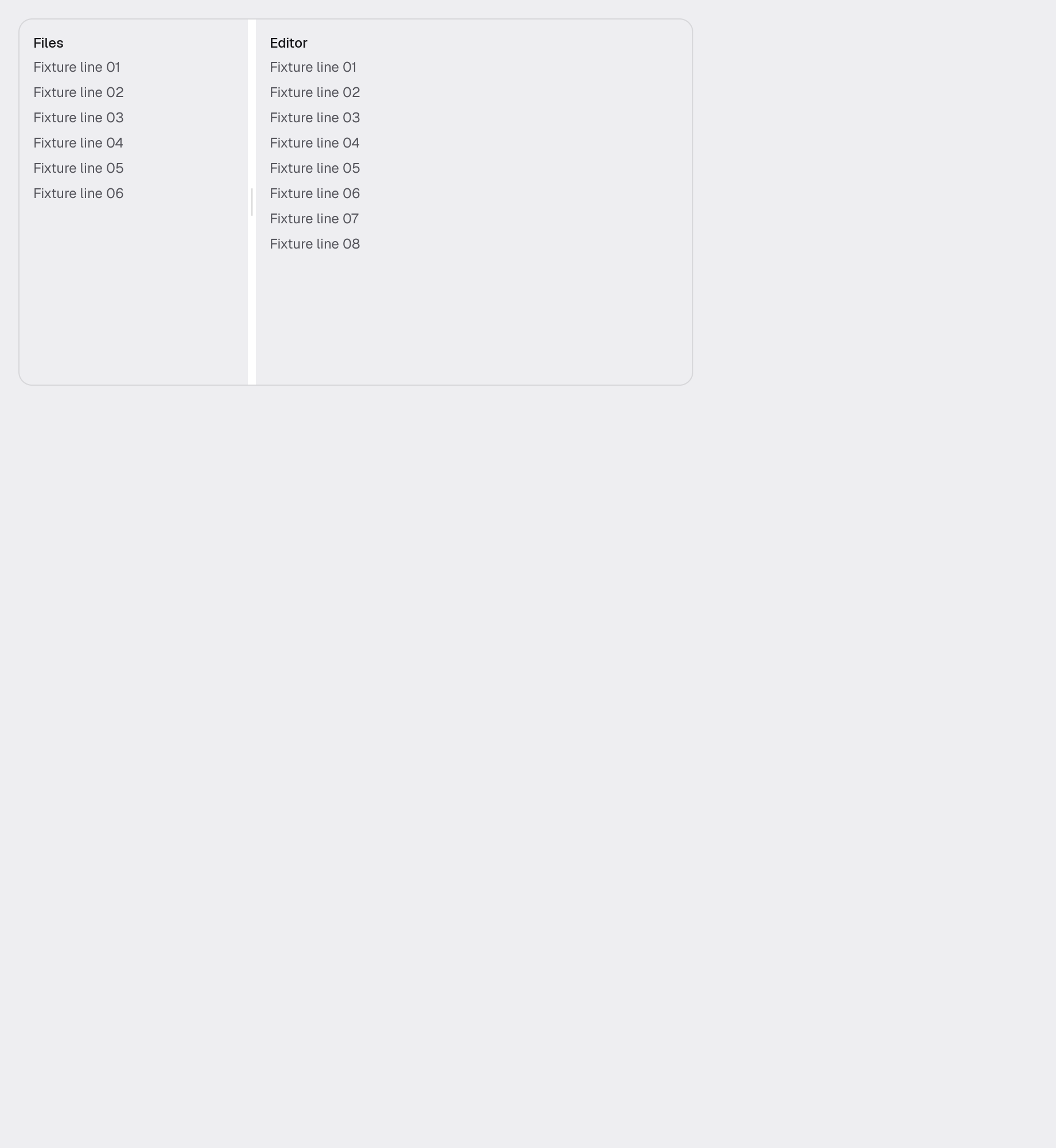 split-pane in the light theme