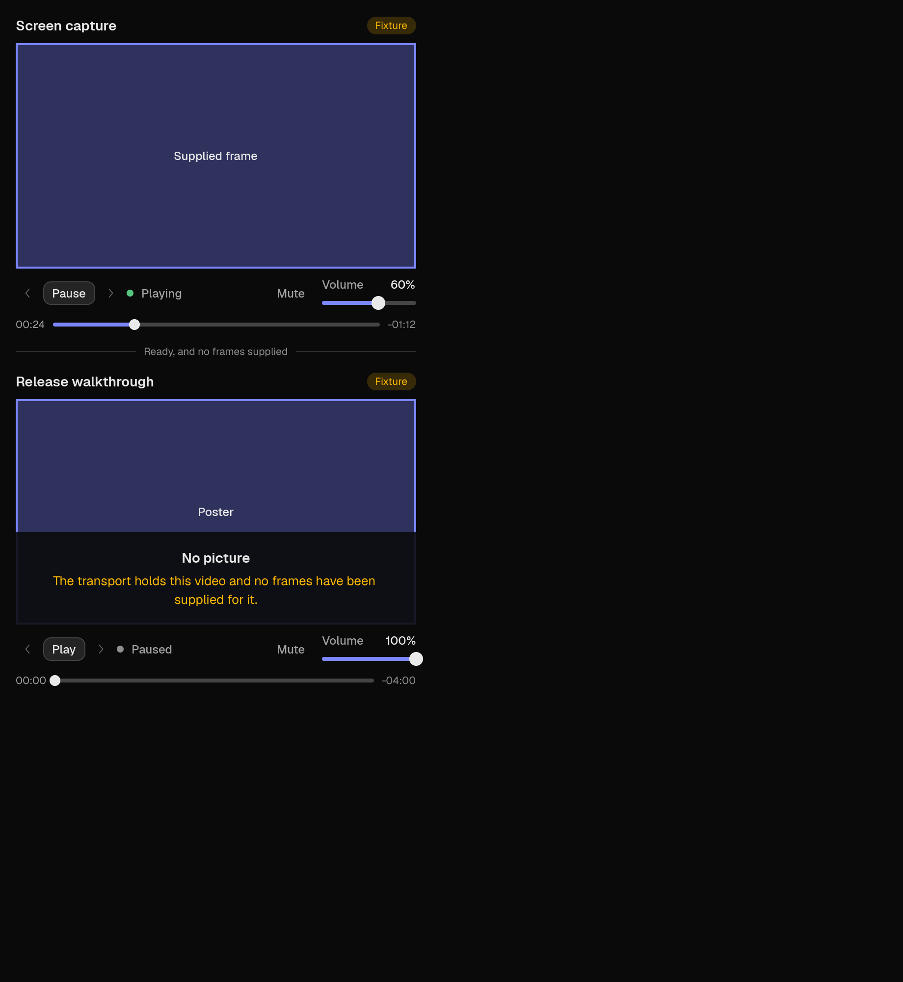 The video-player scene