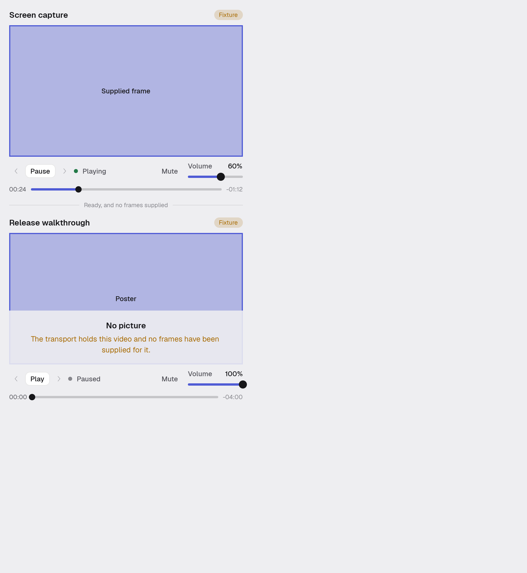 video-player in the light theme